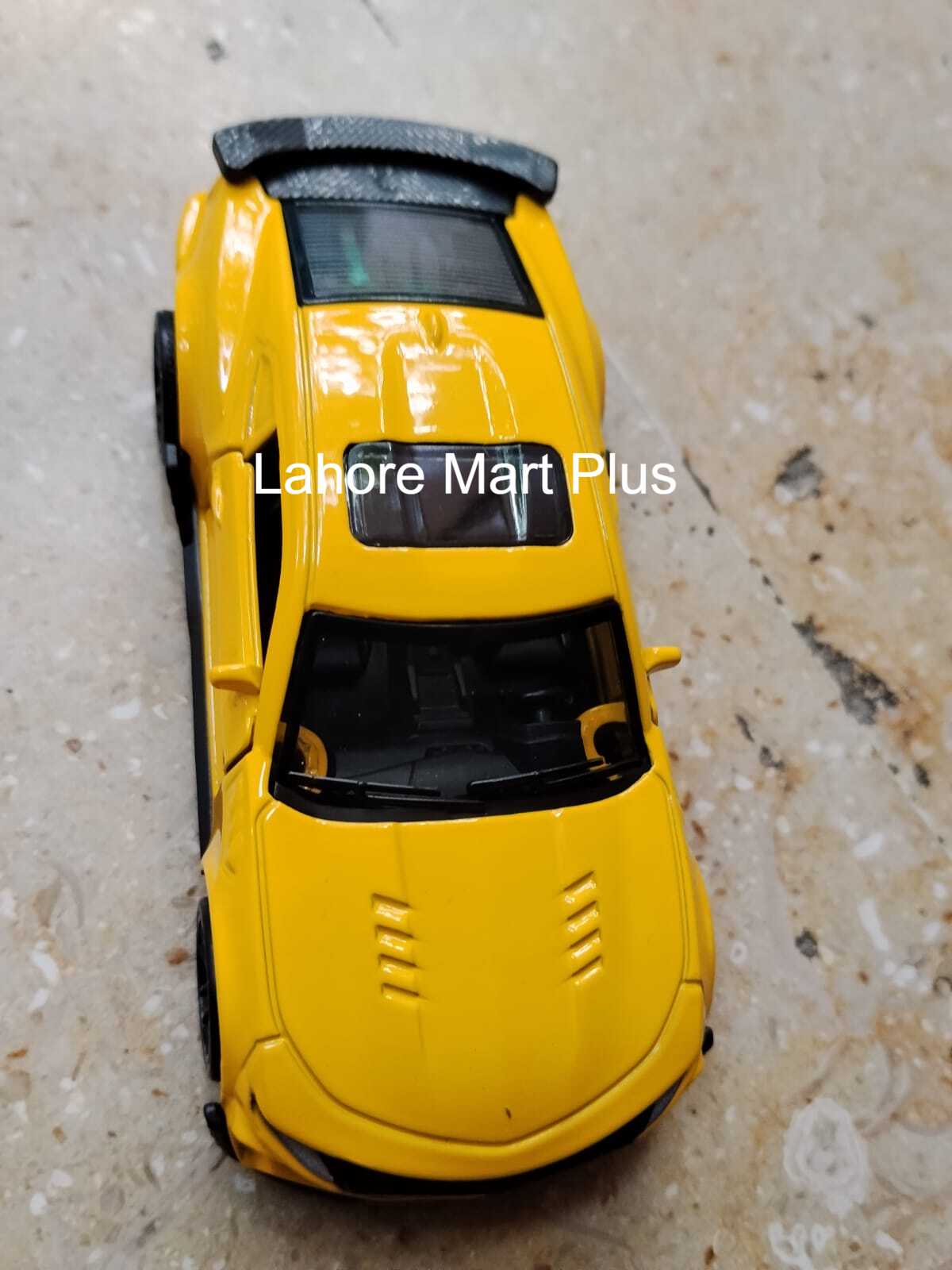 Yellow Lamborghini Aventador LP700-4 front view